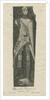 Mavesyn Ridware - Tomb of Hugo Mavesyn: sepia and ink tracing, nd [?late 18th cent] by Thomas Barrett