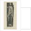 Mavesyn Ridware - Tomb of Hugo Mavesyn: sepia and ink tracing, nd [?late 18th cent] by Thomas Barrett