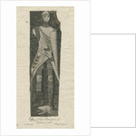 Mavesyn Ridware - Tomb of Hugo Mavesyn: sepia and ink tracing, nd [?late 18th cent] by Thomas Barrett