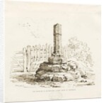 Moreton - Stone Cross remains at Chatwell by Thomas Peploe Wood