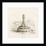 Moreton - Stone Cross remains at Chatwell by Thomas Peploe Wood
