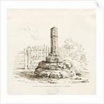 Moreton - Stone Cross remains at Chatwell by Thomas Peploe Wood