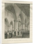 Stafford - Interior of St. Mary's Church by John Buckler