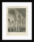 Stafford - Interior of St. Mary's Church by John Buckler