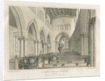 Stafford - Interior of St. Mary's Church by School English
