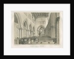 Stafford - Interior of St. Mary's Church by School English