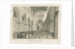 Stafford - Interior of St. Mary's Church by School English