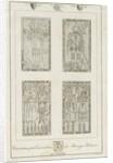 Mavesyn Ridware - Gravestones of the Carwardens: engraving by School English