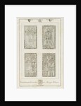 Mavesyn Ridware - Gravestones of the Carwardens: engraving by School English