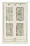 Mavesyn Ridware - Gravestones of the Carwardens: engraving by School English