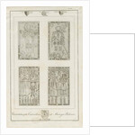 Mavesyn Ridware - Gravestones of the Carwardens: engraving by School English