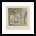 Stafford - Interior of St. Mary's Church by John Chessell Buckler