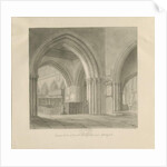 Stafford - Interior of St. Mary's Church by John Chessell Buckler