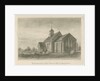 Pipe Ridware Church: sepia drawing, 1839 by John Buckler