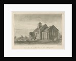 Pipe Ridware Church: sepia drawing, 1839 by John Buckler