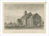 Pipe Ridware Church: sepia drawing, 1839 by John Buckler