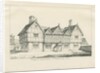 Newborough Hall: pen drawing, 1836 by Thomas Peploe Wood