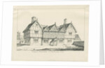 Newborough Hall: pen drawing, 1836 by Thomas Peploe Wood