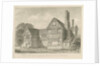Dimsdale Old Hall: sepia drawing, 1841 by John Buckler