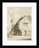 Stafford - Little Church Lane: sepia drawing, nd [c 1837] by Thomas Peploe Wood