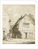 Stafford - Little Church Lane: sepia drawing, nd [c 1837] by Thomas Peploe Wood