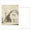 Stafford - Little Church Lane: sepia drawing, nd [c 1837] by Thomas Peploe Wood