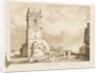Rowley Regis Church: sepia drawing, 1837 by Thomas Peploe Wood
