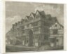 Stafford - Ancient 'High House': engraving by School English