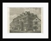 Stafford - Ancient 'High House': engraving by School English