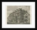 Stafford - Ancient 'High House': engraving by School English