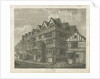Stafford - Ancient 'High House': engraving by School English