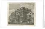 Stafford - Ancient 'High House': engraving by School English