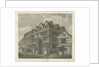 Stafford - Ancient 'High House': engraving by School English