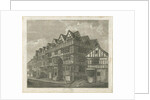 Stafford - Ancient 'High House': engraving by School English