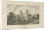 Castle Church - Stafford Castle: engraving, nd [1830] by Frederick Calvert
