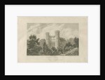 Castle Church - Stafford Castle: engraving, nd [1830] by Frederick Calvert