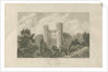 Castle Church - Stafford Castle: engraving, nd [1830] by Frederick Calvert
