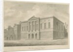 Stafford - Shire Hall: sepia drawing, 1841 by John Buckler