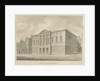 Stafford - Shire Hall: sepia drawing, 1841 by John Buckler