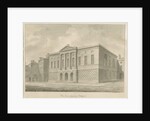 Stafford - Shire Hall: sepia drawing, 1841 by John Buckler