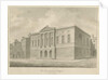 Stafford - Shire Hall: sepia drawing, 1841 by John Buckler