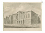 Stafford - Shire Hall: sepia drawing, 1841 by John Buckler