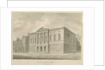 Stafford - Shire Hall: sepia drawing, 1841 by John Buckler