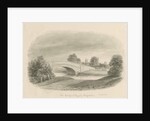 Rugeley Town - Bridge: sepia drawing, 1842 by John Buckler