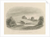 Rugeley Town - Bridge: sepia drawing, 1842 by John Buckler