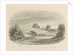 Rugeley Town - Bridge: sepia drawing, 1842 by John Buckler