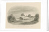 Rugeley Town - Bridge: sepia drawing, 1842 by John Buckler