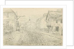 Rugeley Town: pen and ink drawing, 26 Nov 1813 by John Allport