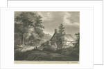 Rugeley - Cottage near Etchinghill: dark sepia wash drawing, 1835 by John Robert Fernyhough