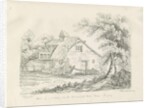 Rugeley - Cottage near Old Cannock Wood Forges: pen and ink drawing, 1836 by John Robert Fernyhough